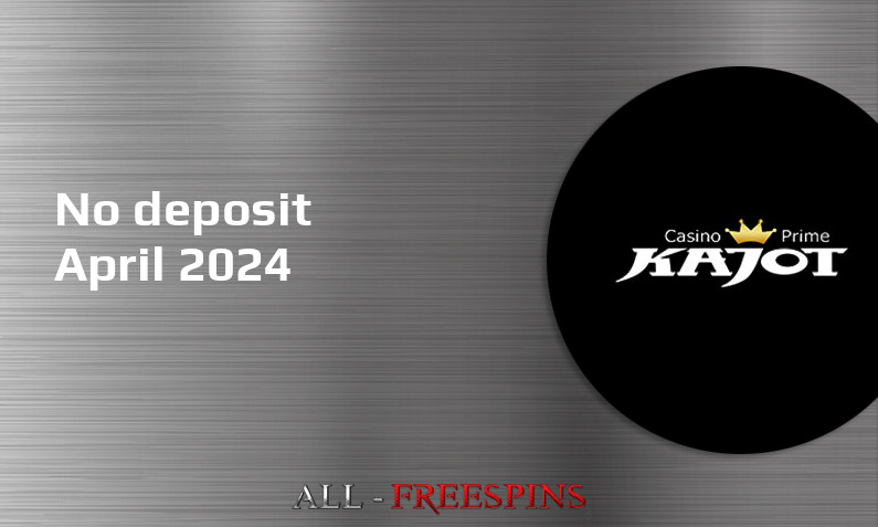 Latest Kajot no deposit bonus 1st of April 2024